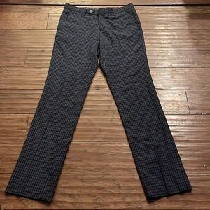 PAISLEY & GRAY Women’s Slim Fit Blue and Black Checkered Pants Size W29 x 32L
